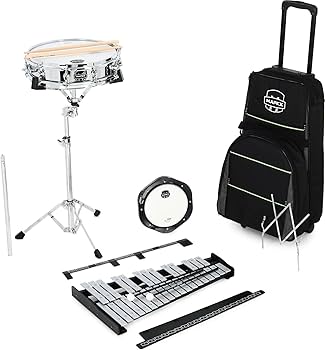 Amazon.com: Mapex Snare Drum/Bell Percussion Kit with Rolling Bag